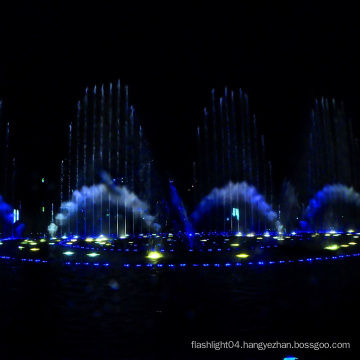 outdoor water & light show